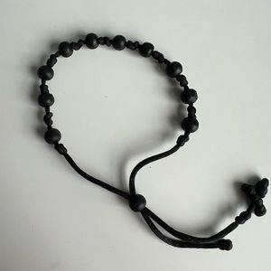 Black Men’s Beaded Bracelet